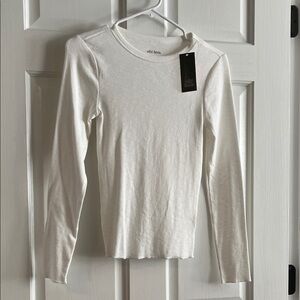 Wild Fable Cream Long Sleeve Top